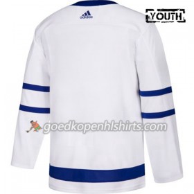 Toronto Maple Leafs Blank Adidas Wit Authentic Shirt - Kinderen